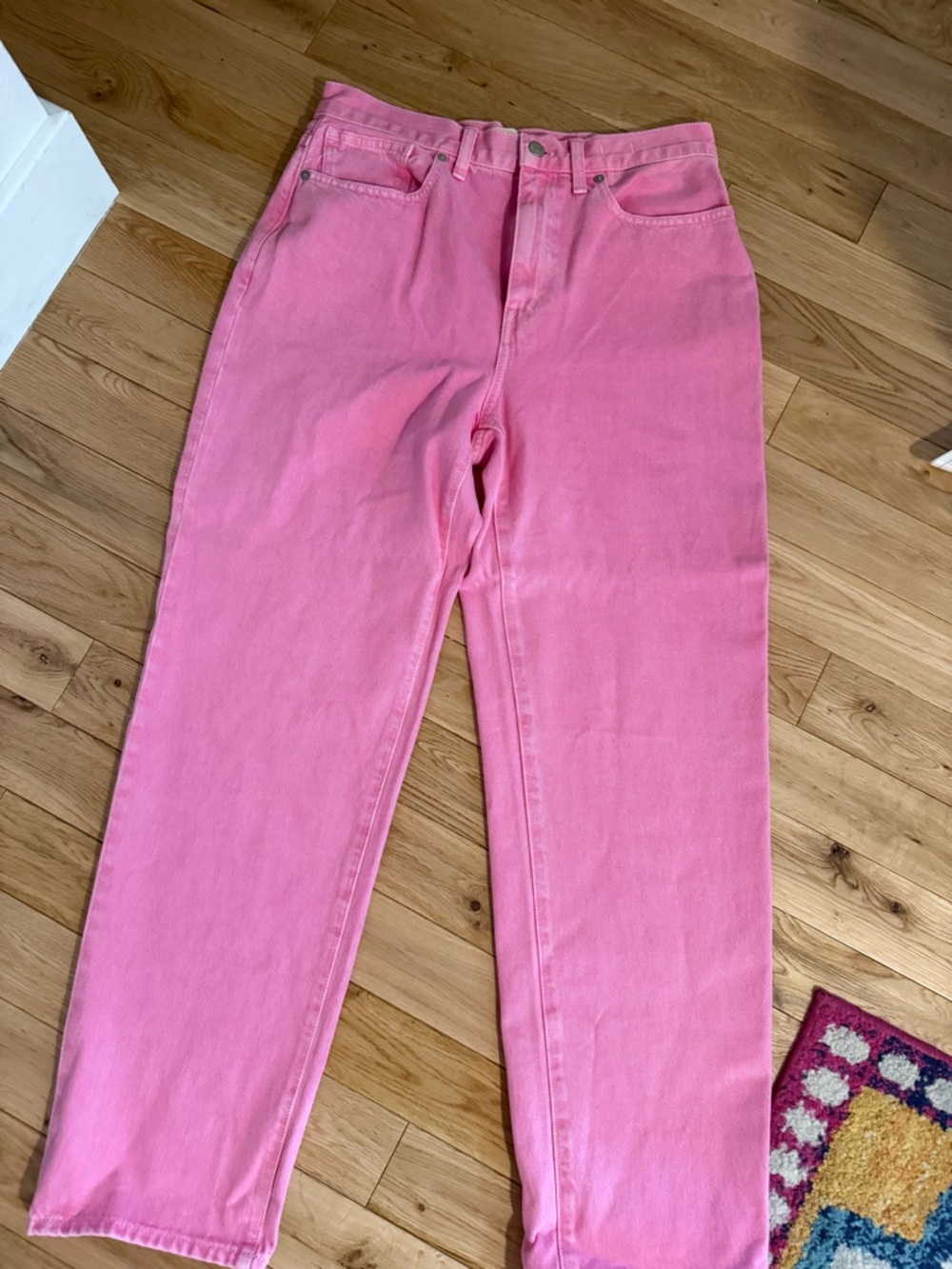 Madewell- Baggy Straight Jeans.